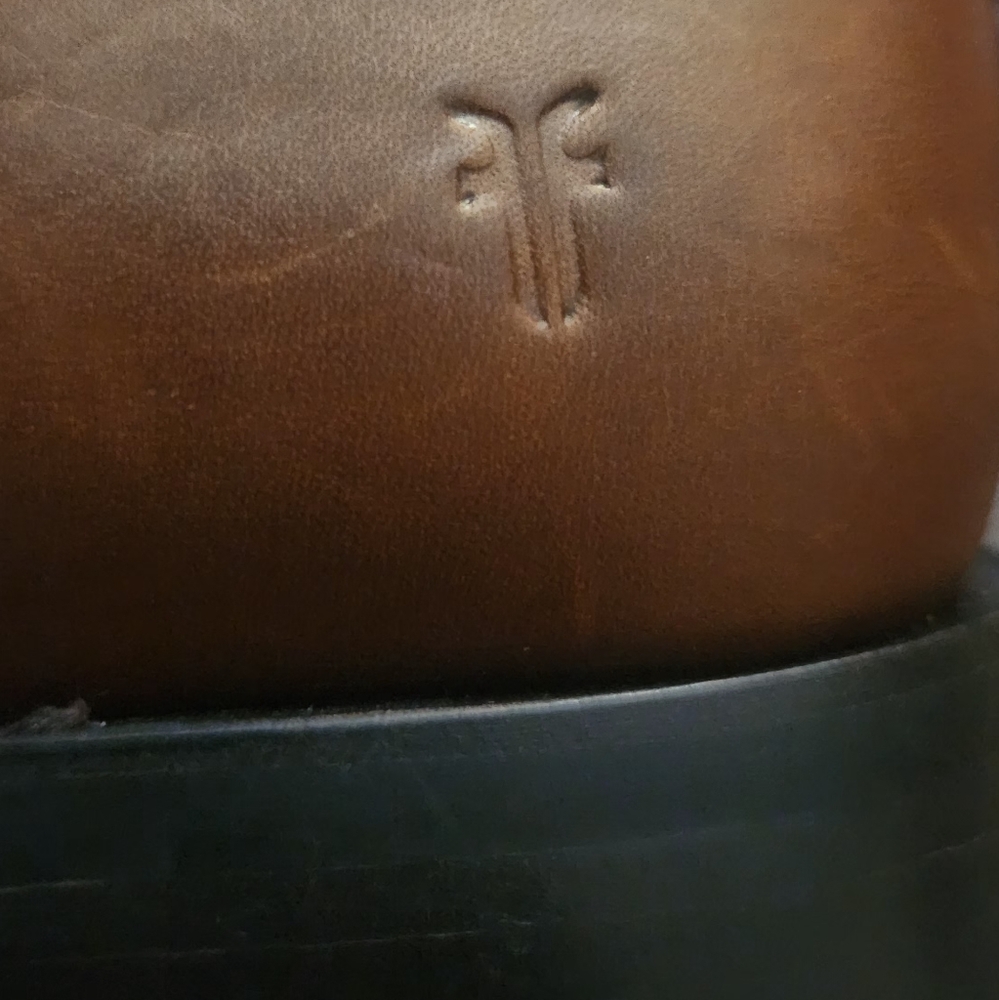 Frye Veronica Short Leather Cognac Boots Size 6.5 - Picture 9 of 11